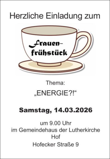 Plakat: Frauenfühstück